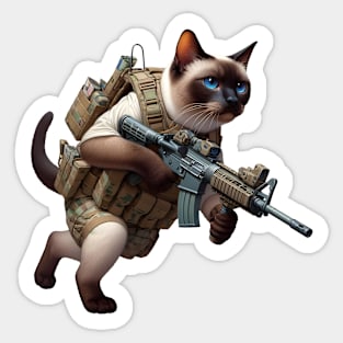 Tactical Cat Sticker